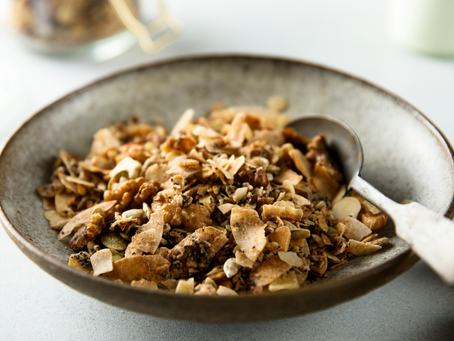Eiwitrijke granola