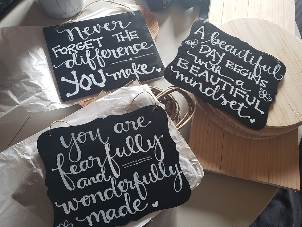 Thumbnail: 9.5"L x 8"H Chalkboard Sign