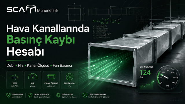 Hava Kanallarında Basınç Kaybı Hesabı