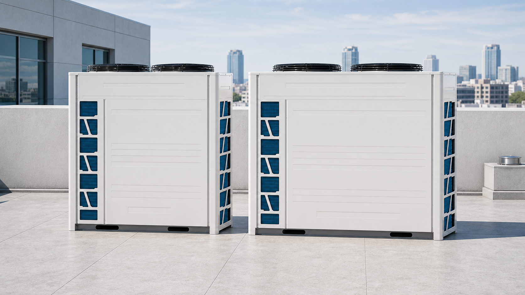 Fujitherma X3 VRF dış ünitesinde modüler işletme, yedekleme ve servis teknolojileri