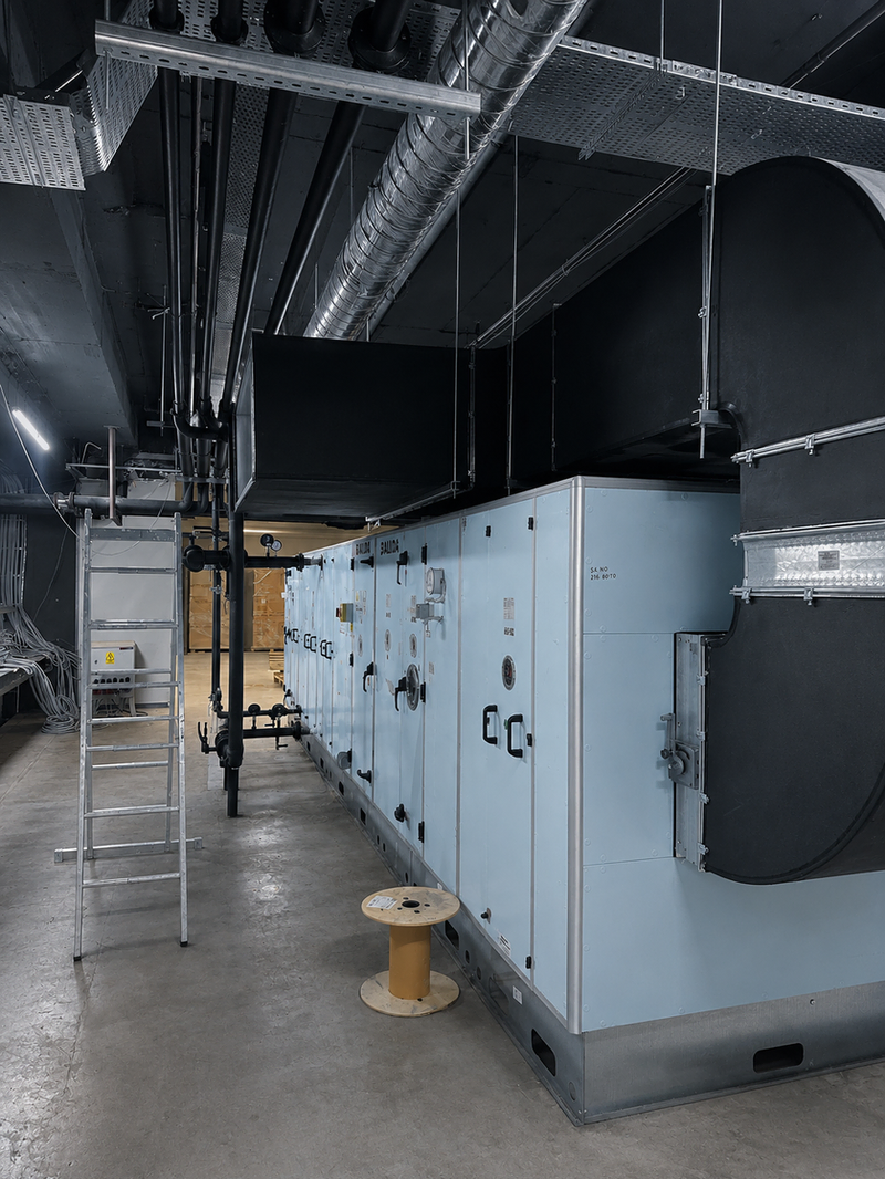 Willis Carrier döneminden esinlenen mekanik klima ve nem kontrol sistemi