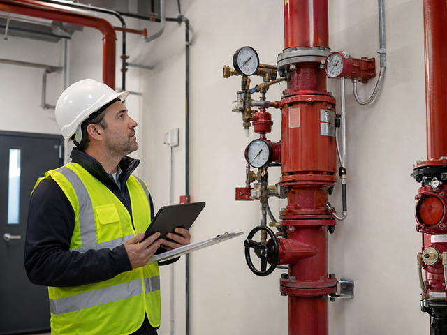 Teknik personelin sprinkler alarm vanası ve basınç göstergeleri üzerinde periyodik kontrol yapması