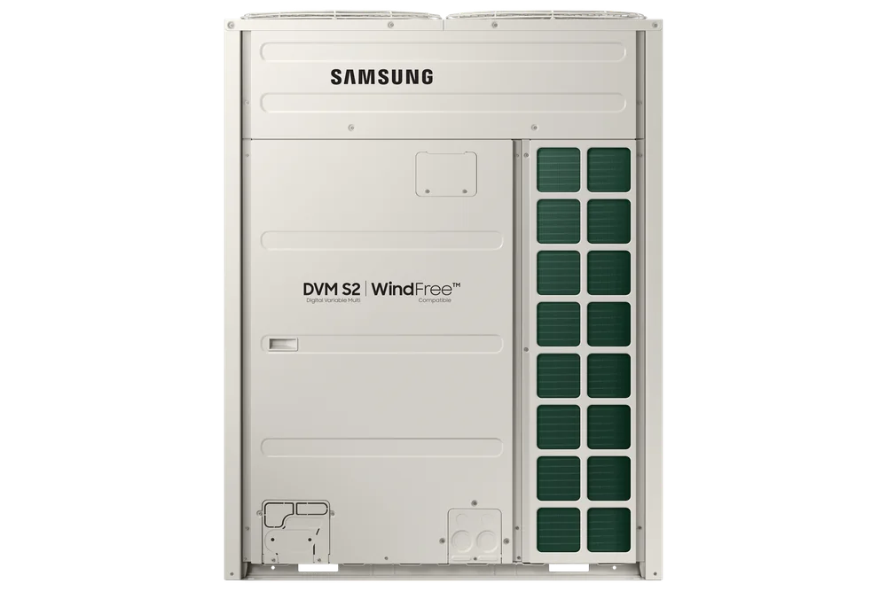 Samsung DVM S2 AM220AXVFNH/ID VRF dış ünitesinin önden görünümü