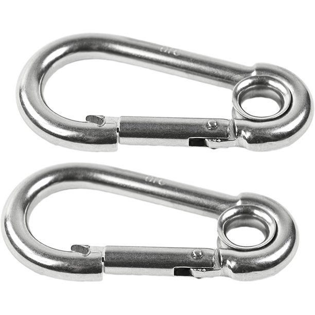 Snap Hooks w/Ring 316 SS