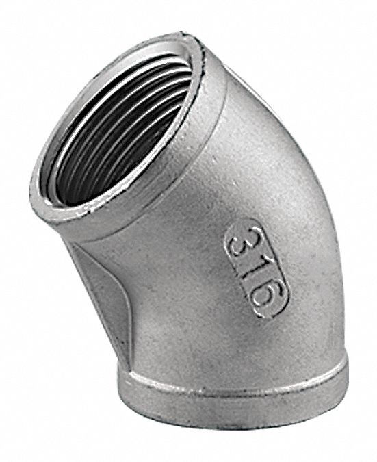 316 SS 45 Degree Elbow