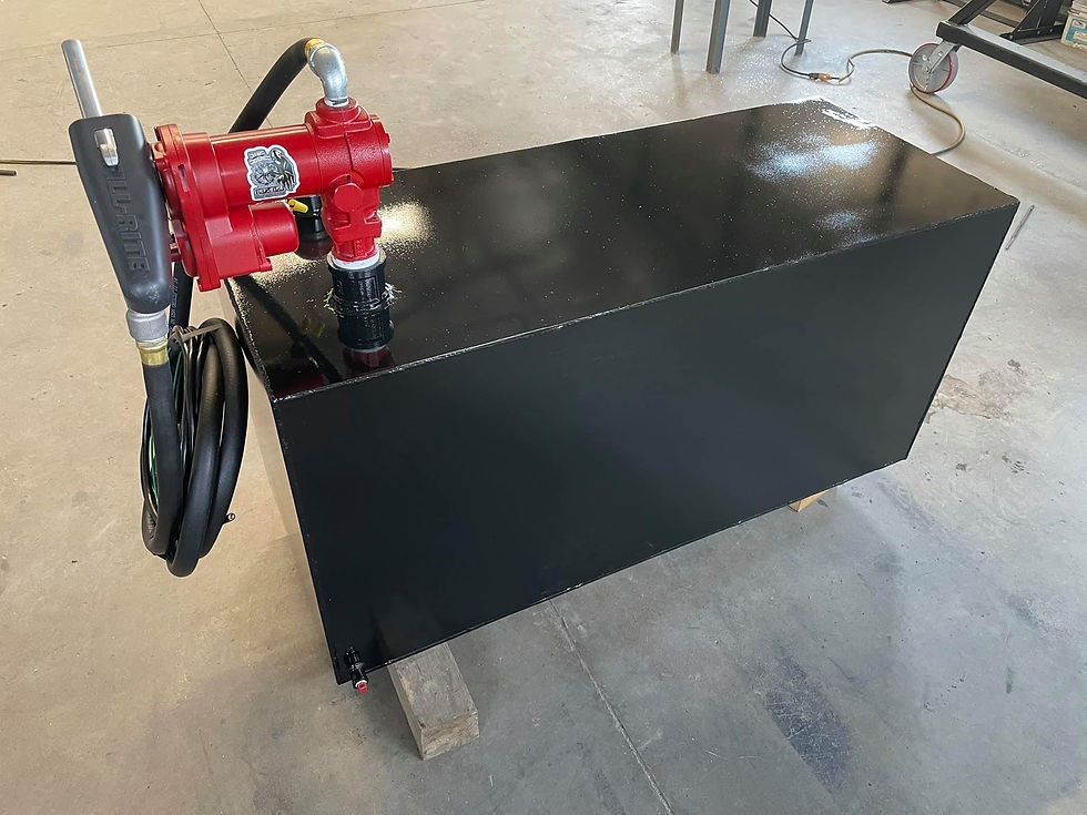 450L Steel Slip Tank w/ 15GPM Pump