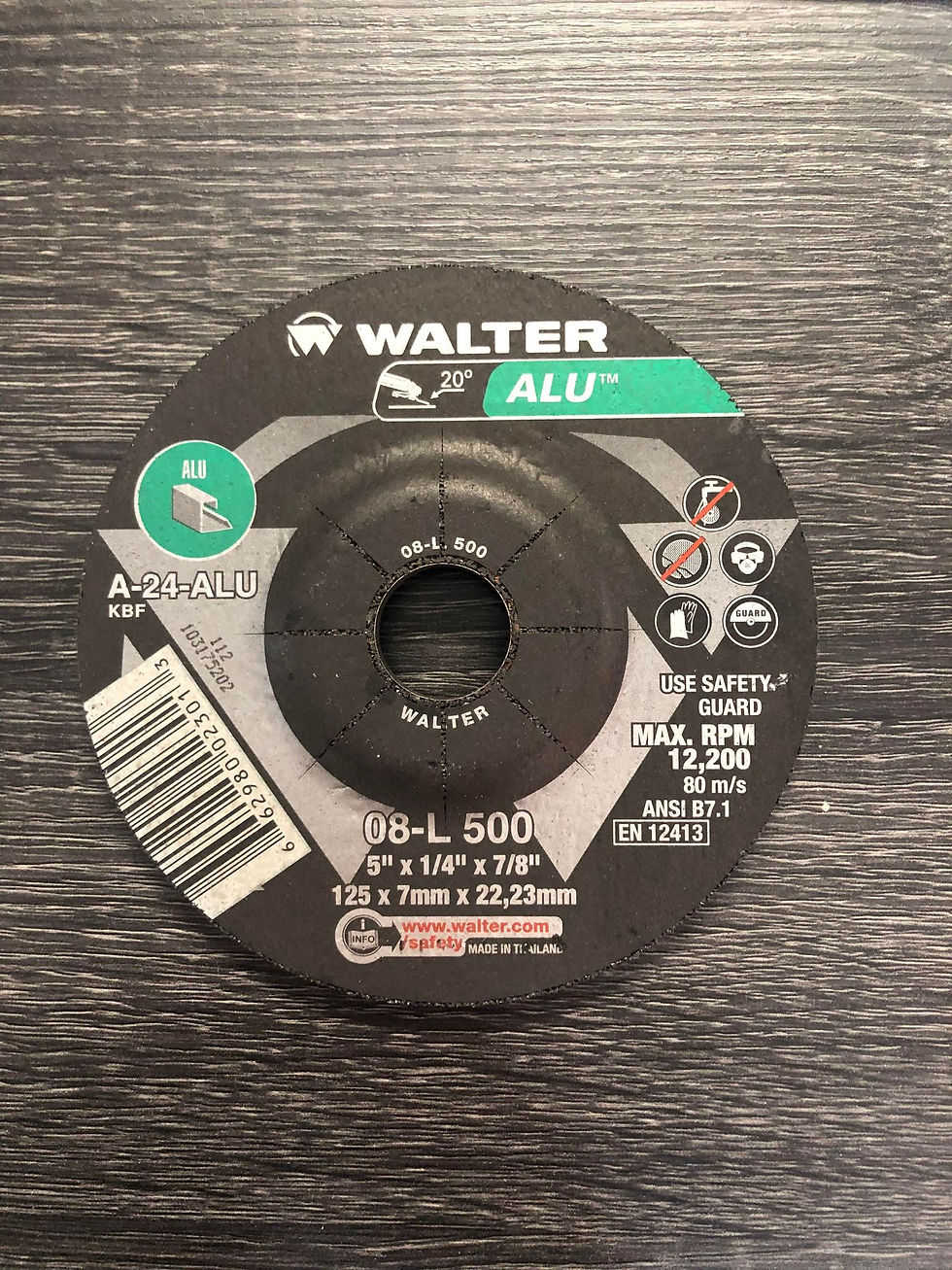Walter Aluminum 1/4" Grinding Wheel
