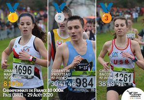 Championnats de France du 10 000m de Pacé 2020