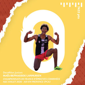 Championnats de France d'Épreuves Combinées : Maël Bephassou Lannurien en or