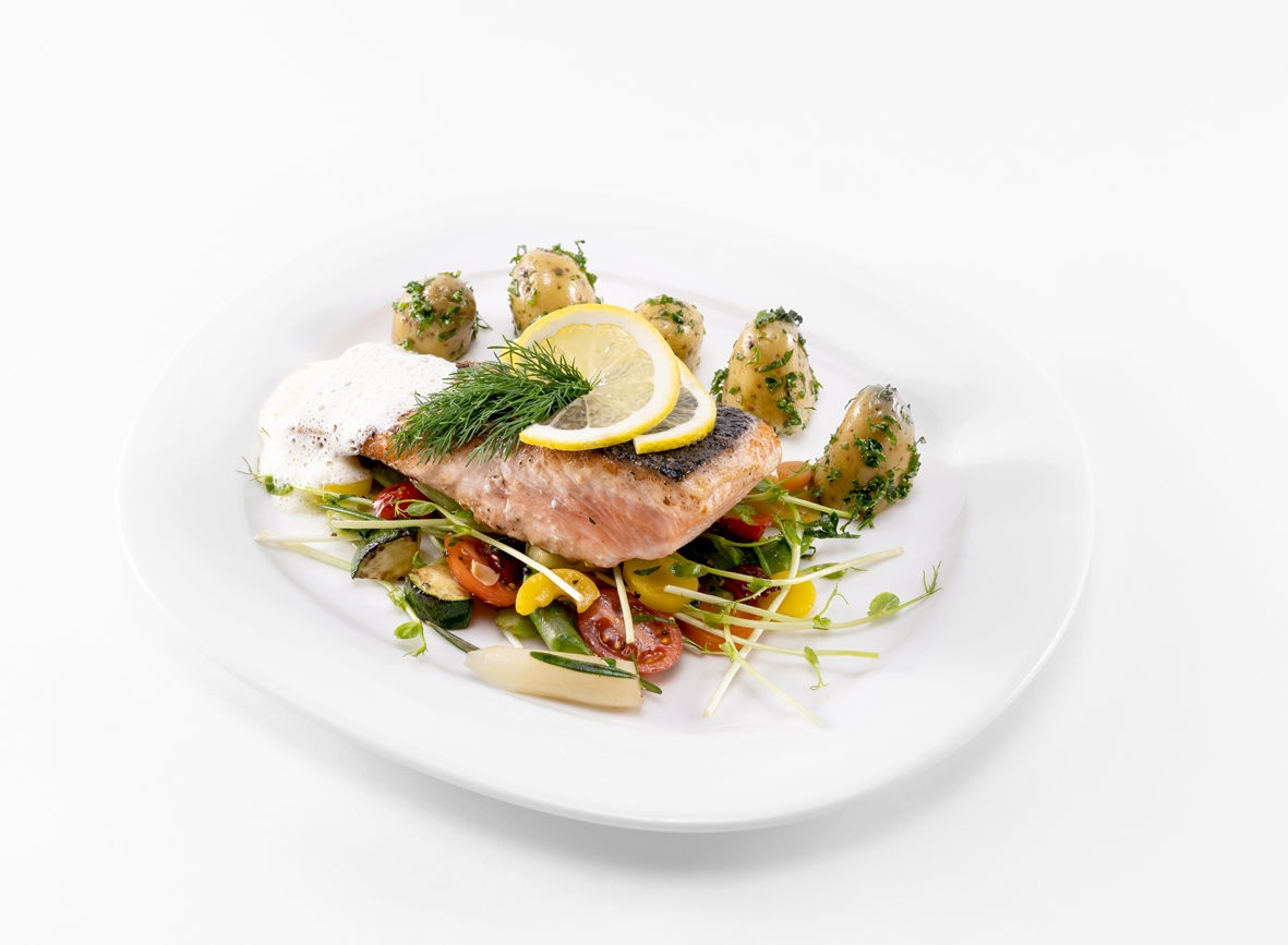 Honig-Zitronen-Lachs für 4 Personen