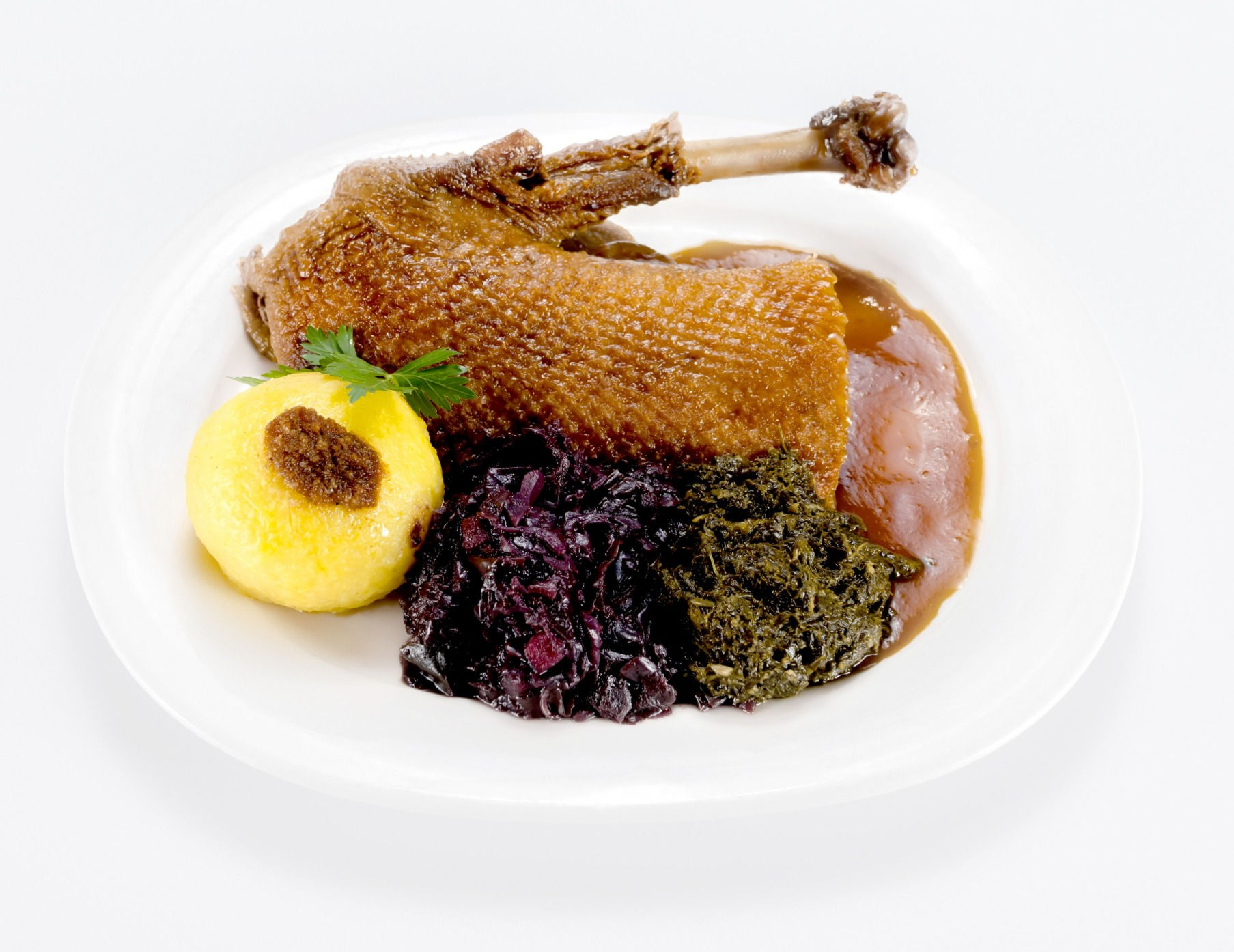 Angebot 8 / Portion leckere Weihnachtsgans mit Beilagen