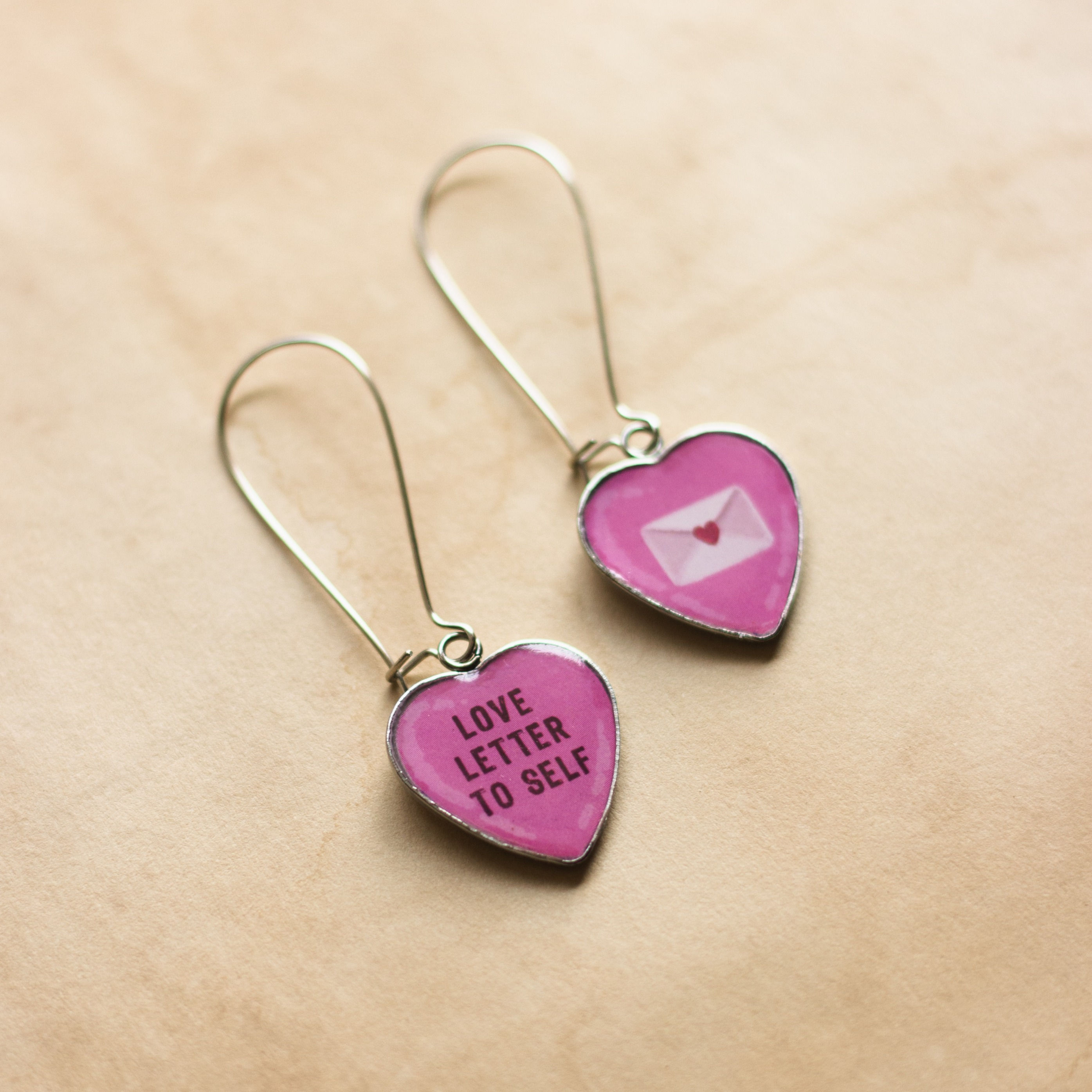 Love letter to self - earrings