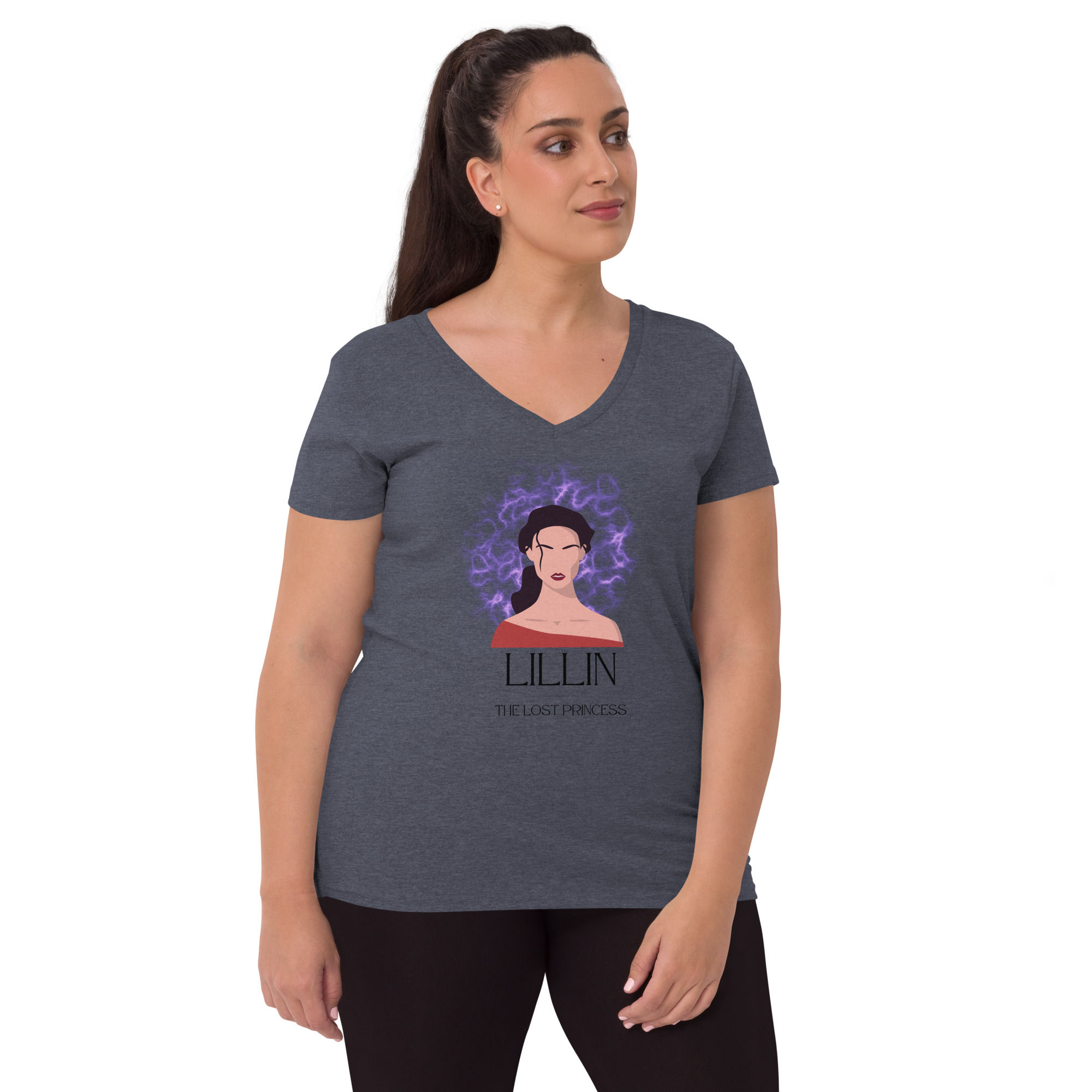 Lillin Women’s recycled v-neck t-shirt