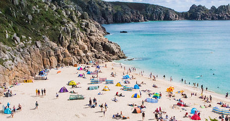 Praia colorida
