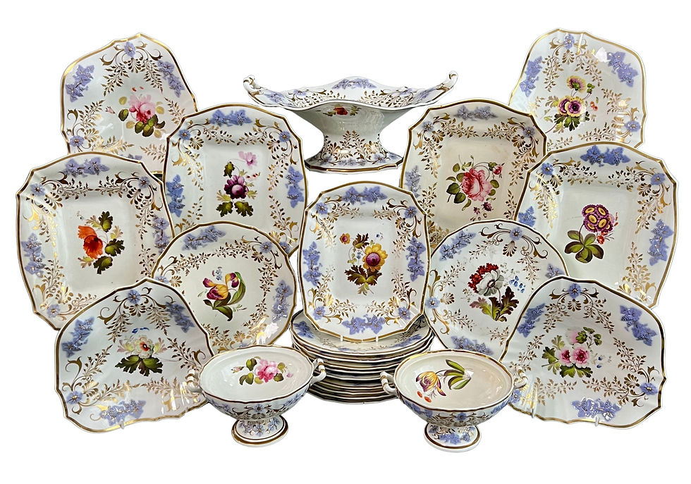 H&R Daniel dessert service