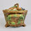 Thumbnail: Minton majolica game pie tureen and cover, rabbit, mallard and pigeon, 1881
