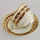 Thumbnail: Flight & Barr true trio, brown and gilt pattern, 1792-1804