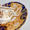 Thumbnail: Ridgway teacup, peach, cobalt blue and gilt, Regency 1825