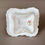 Thumbnail: Samuel Alcock miniature basket, peach ground with flowers, ca 1830
