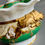 Thumbnail: Samuel Alcock sauce tureen on stand, emerald green with flowers, ca 1825