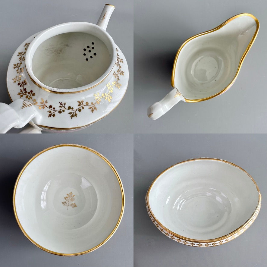 Thumbnail: Flight & Barr solitaire cabaret tea set, Neoclassical pink, ca 1800