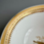 Thumbnail: H&R Daniel slop bowl, tooled gilt bird patt.4381, ca 1830