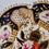 Thumbnail: Rockingham creamware dish, cobalt blue Ridgway pattern, ca 1820