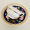 Thumbnail: Hilditch teacup, cobalt blue, dogroses and Greek keys, ca 1820