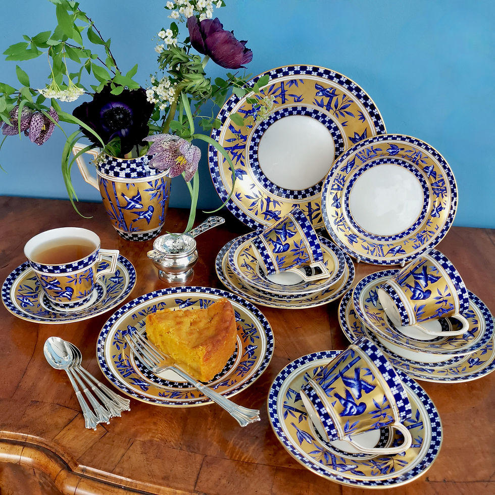 COALPORT TRIO (1820年頃) COALPORT TRIO (1820年頃)（Coalport Porcelain Trio Pattern 966）