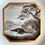 Thumbnail: Derby plate, monochrome sepia hunting scene by John Brewer, ca 1795-1800