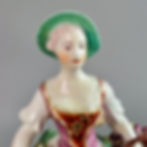Thumbnail: Derby pair of figures, Gallant and Lady attired as Shepherds, 1756-1769