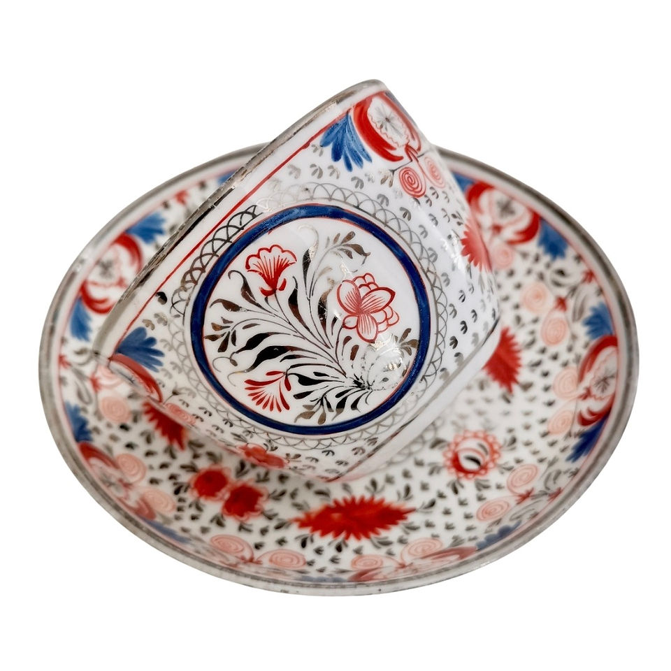 Miles Mason pearlware teacup
