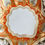 Thumbnail: Spode shell dish, orange and gilt Neoclassical design, ca 1810