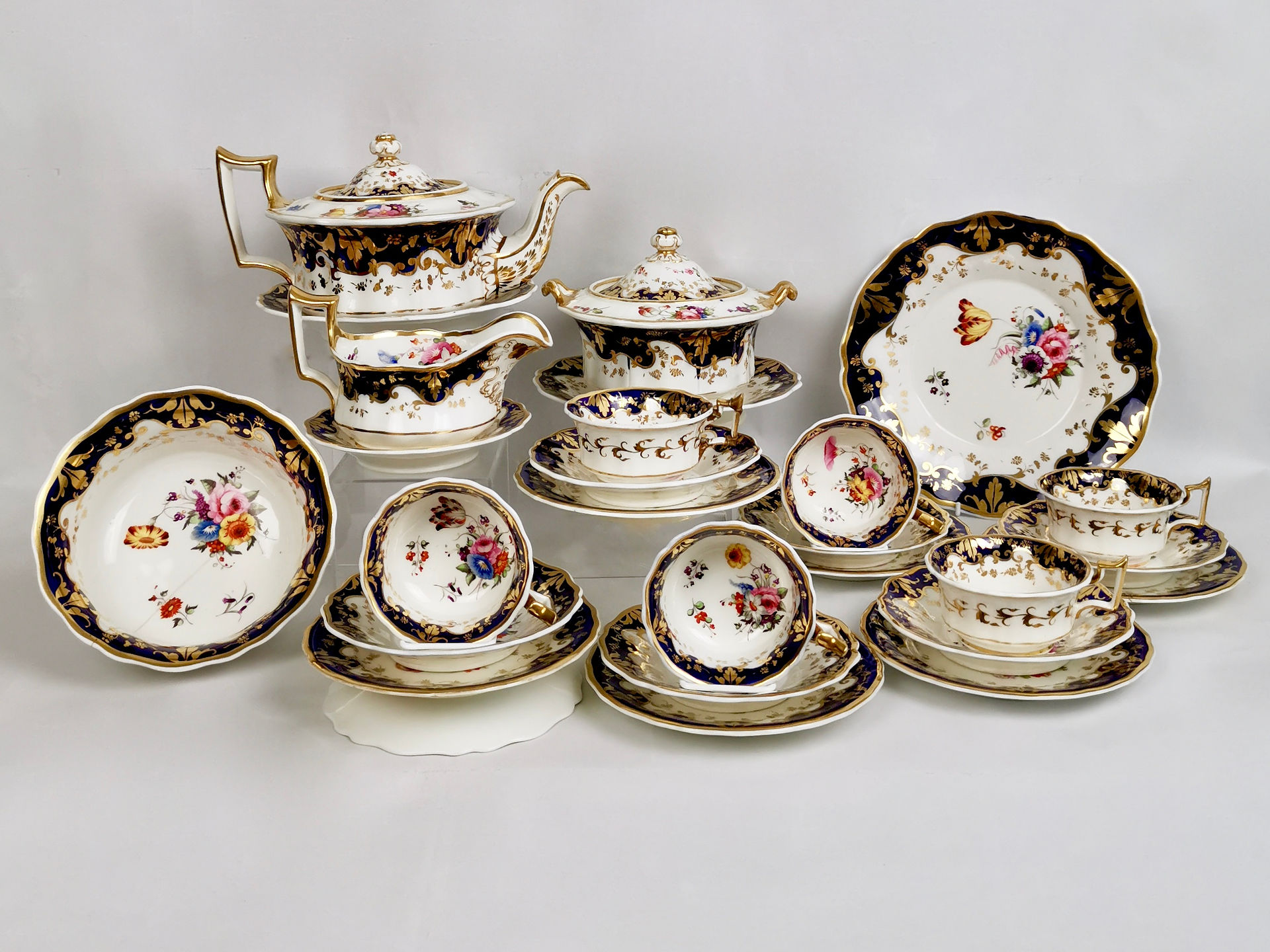 Ridgway tea service, ca 1825