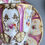 Thumbnail: Samuel Alcock cup, saucer and plate, pink, gilt, flowers, ca 1847