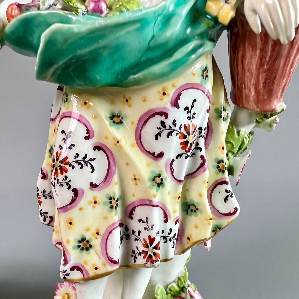 Thumbnail: Derby pair of figures, Gallant and Lady attired as Shepherds, 1756-1769