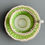 Thumbnail: H&R Daniel true trio, 2nd Gadroon, green swirl patt. 4405, ca 1828