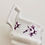 Thumbnail: Ridgway milk jug, white with puce flowers patt. 2/1230, ca 1825