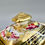 Thumbnail: Coalport John Rose sucrier, cobalt blue, gilt, flowers and fruits, ca 1815