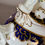 Thumbnail: Samuel Alcock teapot, cobalt blue, gilt and flowers, ca 1837