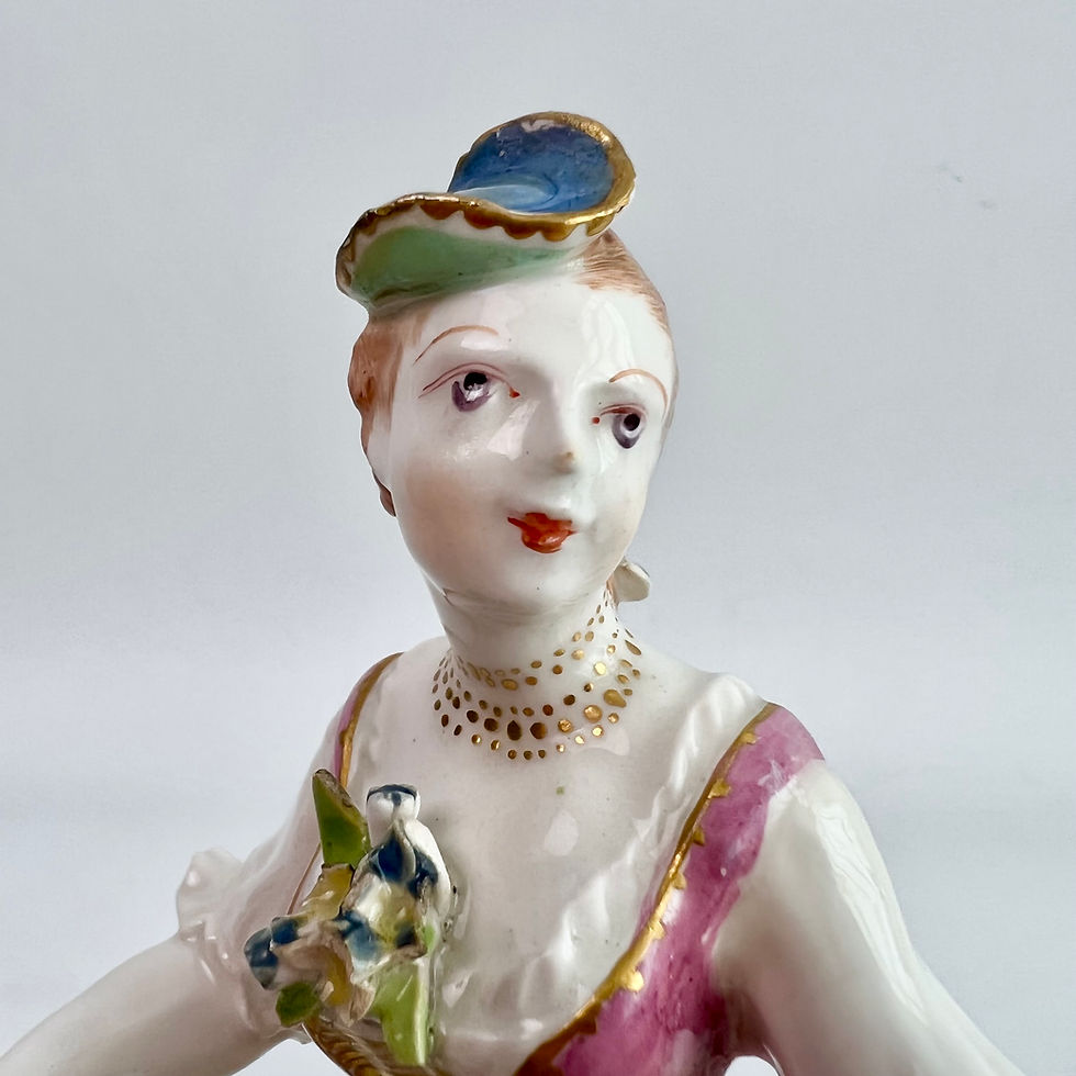 Thumbnail: Bow pair of figures, Liberty & Matrimony, 1760-1764