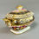 Thumbnail: Coalport John Rose sucrier, cobalt blue, gilt, flowers and fruits, ca 1815