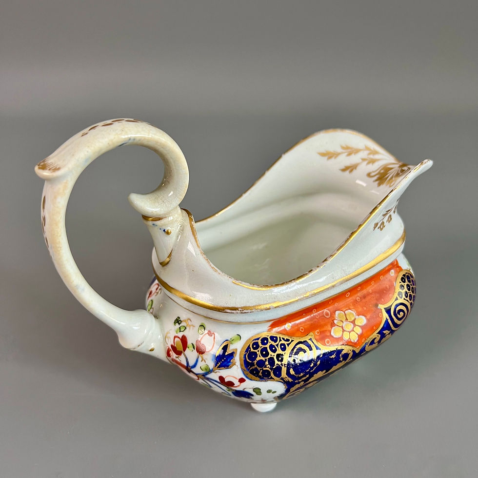 Thumbnail: Bloor Derby tea service, Witches pattern Imari, ca 1825