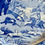 Thumbnail: Edward Challinor pearlware plate, blue and white "Death of a Bear", ca 1850