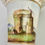 Thumbnail: Pair of Staffordshire spill vases, children, Stonehenge and bird, ca 1820