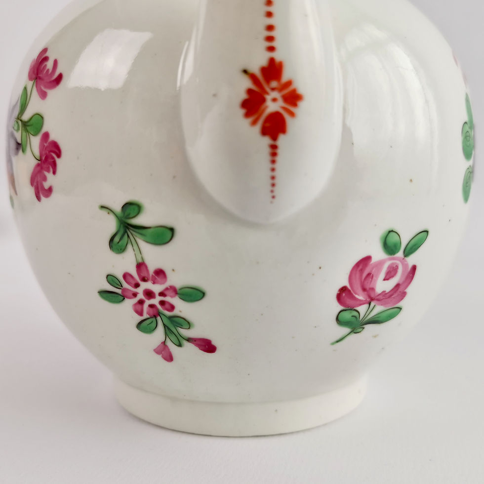 Thumbnail: Caughley teapot, Compagnie des Indes pattern, ca 1785