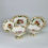 Thumbnail: H & R Daniel pair of sauce tureens, Shrewsbury shape with flowers, ca 1827