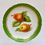 Thumbnail: Vieux Paris Feuillet part dessert service, green, flowers and fruits, ca 1835