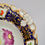 Thumbnail: Machin plate, cobalt blue and flowers, inverted shell shape, ca 1820