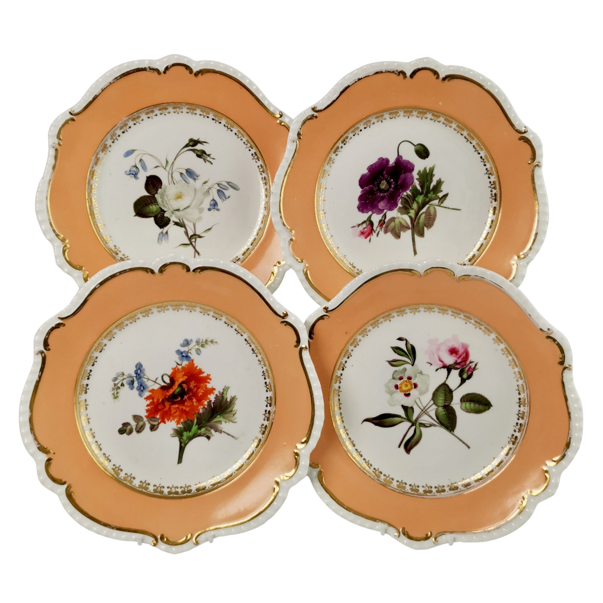 Coalport set of 4 plates